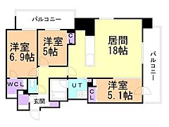 物件の間取り