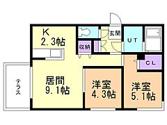 物件の間取り