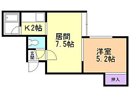 パレス本通 2階
