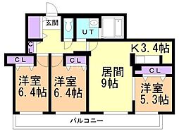間取図画像 3LDK