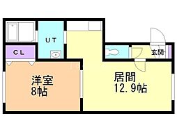 間取図画像 1LDK
