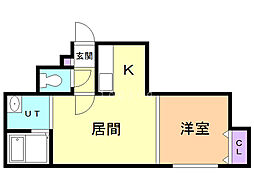 レスティアーナ東札幌 2階/203