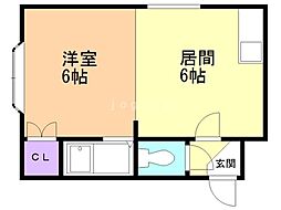 間取図画像 1DK