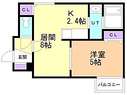 間取図画像 1LDK