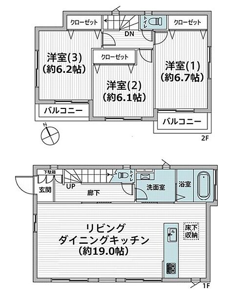 間取りを拡大表示