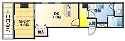 パークヒルズ平井 1DKの間取図画像