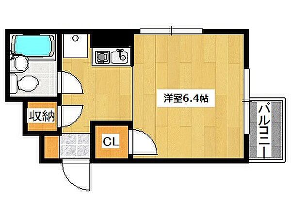 クレアーレ南六甲 403｜兵庫県神戸市灘区友田町4丁目(賃貸マンション1K・4階・19.95㎡)の写真 その2