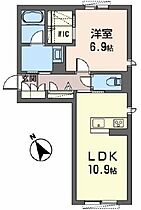 サンビューロ・シンエイ 101 ｜ 兵庫県三木市平田2丁目（賃貸マンション1LDK・1階・47.73㎡） その2