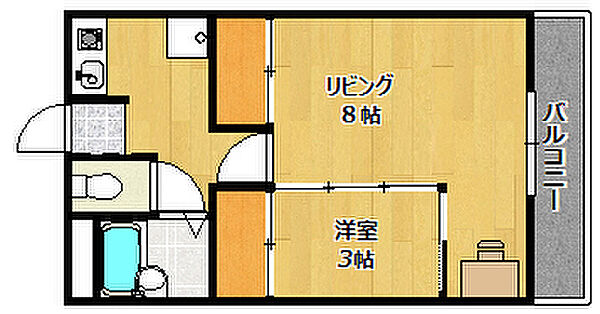 ラフェスタ加東 409｜兵庫県加東市山国(賃貸マンション1DK・4階・30.00㎡)の写真 その2