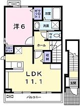 エスペランサ白国I 202 ｜ 兵庫県姫路市白国1丁目（賃貸アパート1LDK・2階・46.09㎡） その2