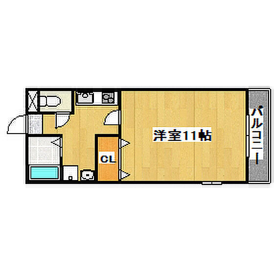 エクセルまつたに 303｜兵庫県明石市大久保町駅前1丁目(賃貸マンション1K・3階・33.60㎡)の写真 その2