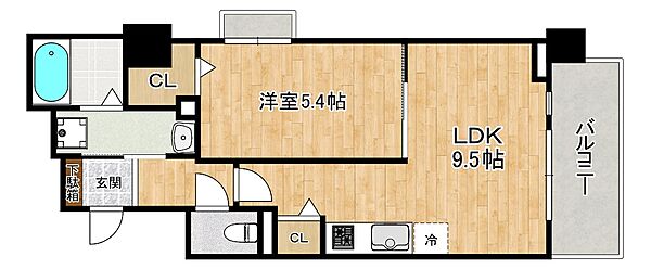 クラシェス深江 1001｜兵庫県神戸市東灘区深江本町3丁目(賃貸マンション1LDK・10階・38.31㎡)の写真 その2