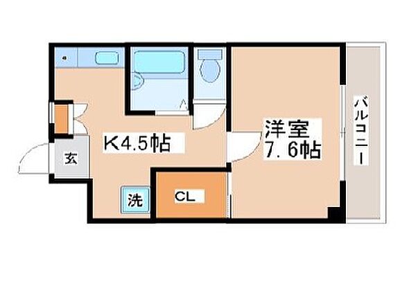 フルール名谷 410｜兵庫県神戸市垂水区名谷町(賃貸マンション1K・4階・28.60㎡)の写真 その2