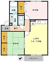 ファミールハイツ 203 ｜ 兵庫県三木市大村（賃貸アパート2LDK・2階・55.20㎡） その2