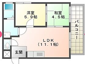 グレース霞ヶ丘 401 ｜ 兵庫県神戸市垂水区霞ケ丘7丁目（賃貸マンション2LDK・4階・46.86㎡） その2