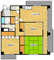 兵庫県神戸市灘区大石南町1丁目（賃貸マンション3LDK・3階・88.11㎡） その2