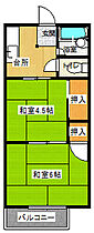 兵庫県加東市喜田2丁目（賃貸アパート2K・2階・30.70㎡） その2