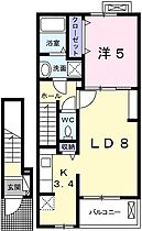 兵庫県姫路市御国野町国分寺（賃貸アパート1LDK・2階・42.47㎡） その2