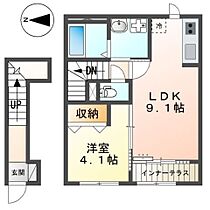 兵庫県姫路市勝原区宮田（賃貸アパート1LDK・2階・30.64㎡） その2