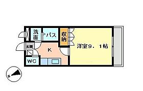 兵庫県姫路市飾磨区細江（賃貸マンション1K・2階・30.96㎡） その2