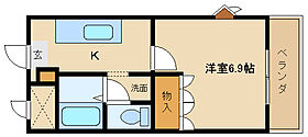 兵庫県姫路市亀山2丁目（賃貸アパート1K・2階・24.84㎡） その2