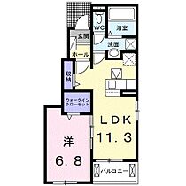 兵庫県姫路市北今宿2丁目（賃貸アパート1LDK・1階・44.20㎡） その2