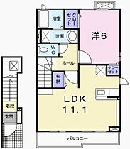 兵庫県姫路市網干区坂上（賃貸アパート1LDK・2階・46.09㎡） その2