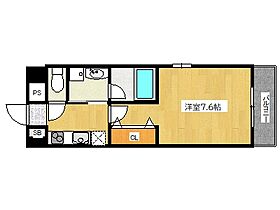 兵庫県神戸市東灘区魚崎北町6丁目（賃貸マンション1K・5階・26.04㎡） その2