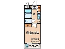 間取図画像 1K