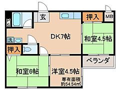 物件の間取り