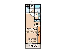 ヴァンヴェール35 1Kの間取図画像