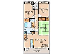 グランK's-ジオ 3LDKの間取図画像