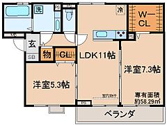 物件の間取り