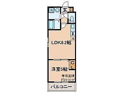 GRANCASA日の又 1LDKの間取図画像