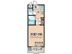 京都府宇治市六地蔵町並（賃貸マンション1K・1階・21.33㎡） その2