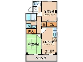 京都府宇治市木幡北山畑（賃貸マンション2LDK・1階・48.00㎡） その2