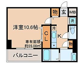 京都府京都市山科区竹鼻堂ノ前町（賃貸マンション1K・3階・35.00㎡） その2