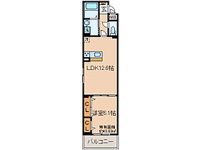 京都府城陽市寺田北東西（賃貸アパート1LDK・3階・43.89㎡） その2