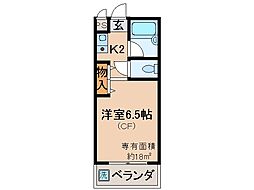 間取図画像 1K