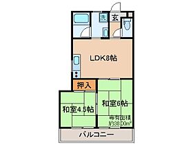 京都府京都市伏見区過書町（賃貸マンション2LDK・1階・38.00㎡） その2