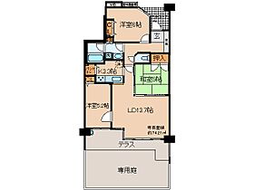 京都府京都市伏見区桃山町和泉（賃貸マンション3LDK・1階・74.21㎡） その2