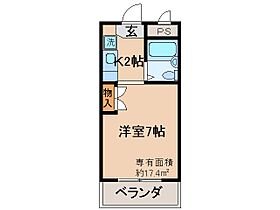 京都府宇治市小倉町神楽田（賃貸マンション1K・5階・17.40㎡） その2