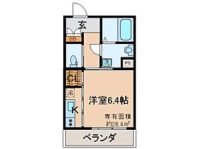 京都府京都市山科区上野御所ノ内町（賃貸マンション1K・2階・26.40㎡） その2