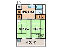 間取図画像 2DK