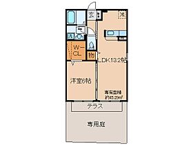 京都府京都市伏見区向島吹田河原町（賃貸アパート1LDK・1階・45.29㎡） その2