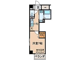 京都府京都市伏見区桃山町因幡（賃貸マンション1K・5階・26.69㎡） その2