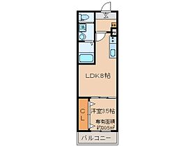 京都府京都市伏見区横大路下三栖山殿（賃貸アパート1LDK・3階・30.50㎡） その2