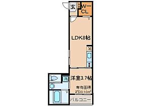 京都府京都市山科区四ノ宮泉水町（賃貸アパート1LDK・1階・30.10㎡） その2