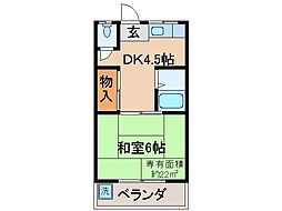 間取図画像 1DK
