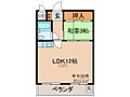 ヴィラ大成4階4.1万円